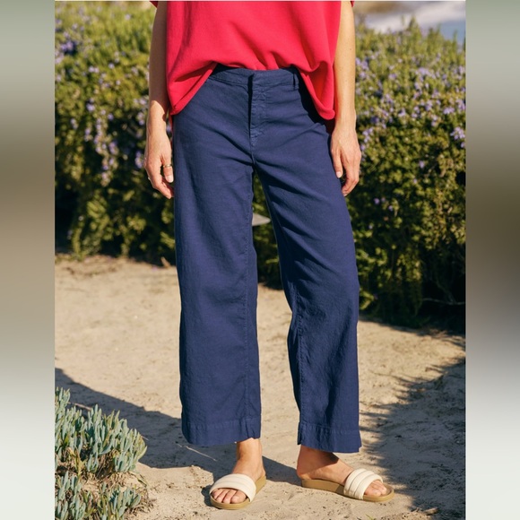 Frank & Eileen Pants - Frank & Eileen Wexford Wide Leg Linen Pants